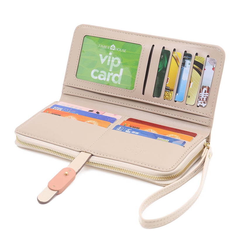 En-ji Gemi Wallet - Cream