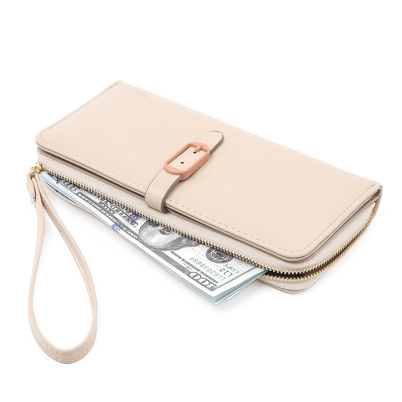 En-ji Gemi Wallet - Cream