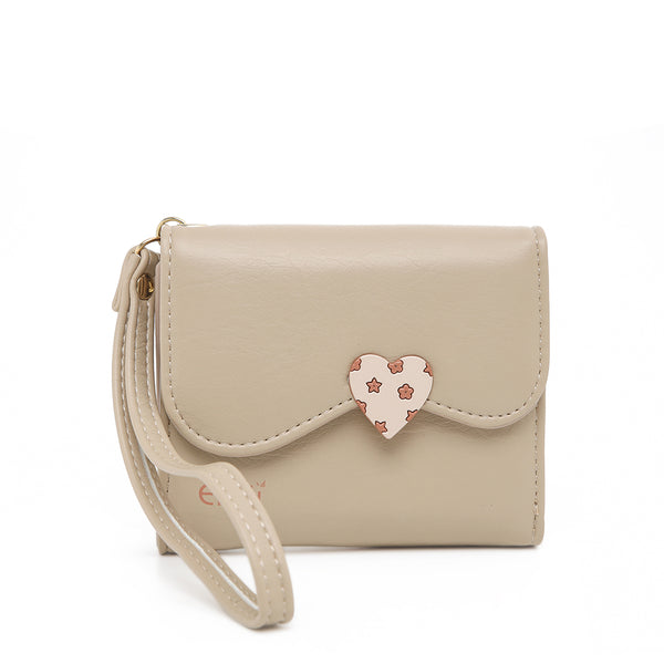 En-ji Naoya Wallet - Cream