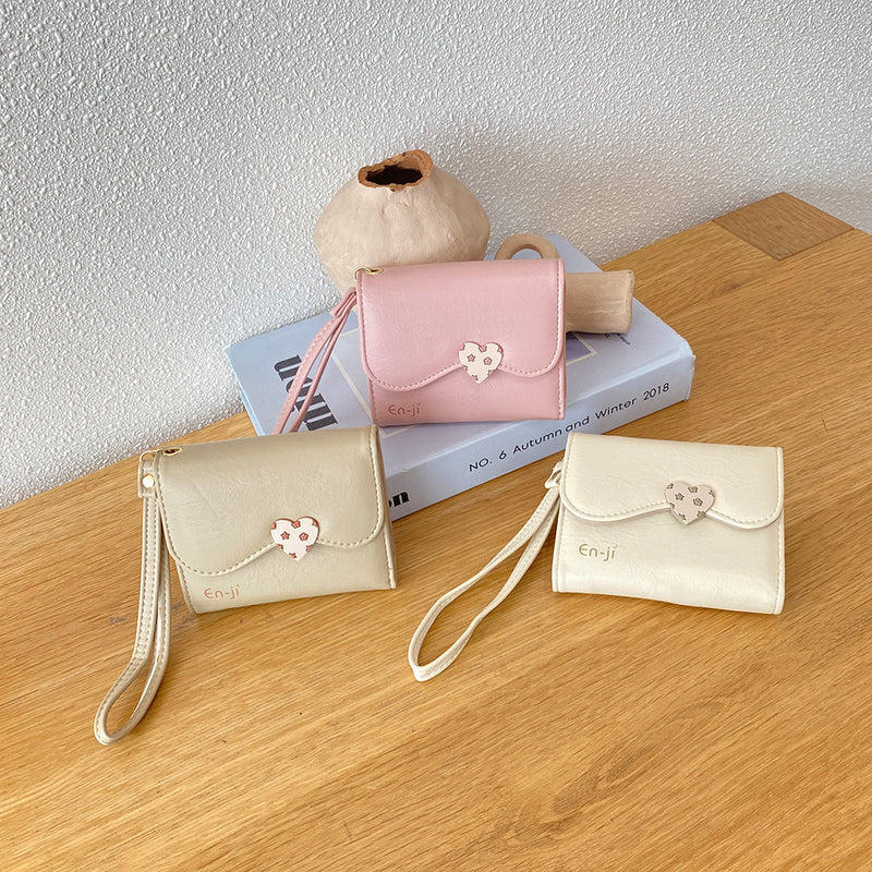 En-ji Naoya Wallet - Cream