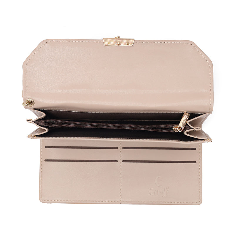 En-ji Muno Wallet - Apricot