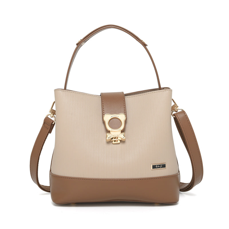 En-ji Sonha Handbag - Khaki