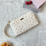 En-Ji Ana Pouch Wanita Warna Latte