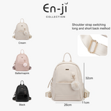 En-ji Sowon Backpack Wanita - Cream