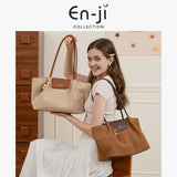 En-Ji Suni Totebag Wanita - Cream