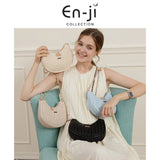 En-Ji Tamin Slingbag Wanita - Cream