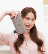 En-Ji Rima Wallet Wanita - Koala grey