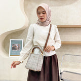 En-ji Ghea Handbag - Khaki