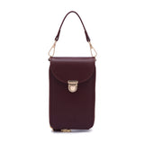 En-ji Yoria Wallet Wanita - Burgundy