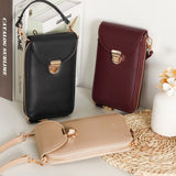 En-ji Yoria Wallet Wanita - Burgundy