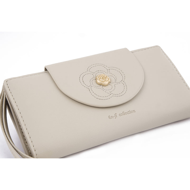 En-ji Seijun Wallet - Cream