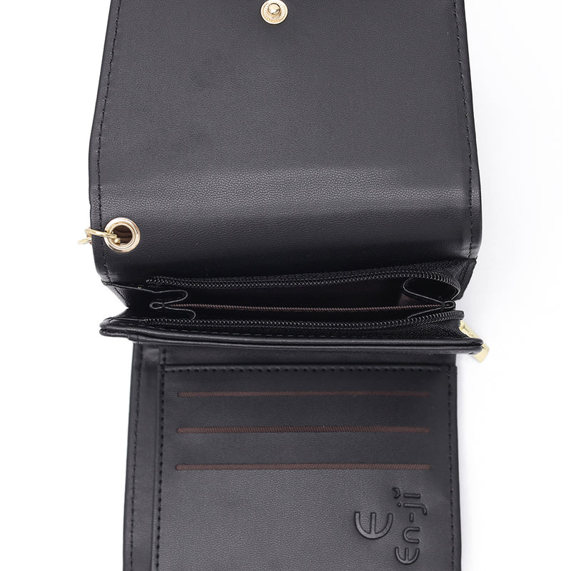 En-ji Anya Wallet - Black