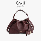En-Ji Hanji Slingbag Wanita - Burgundy