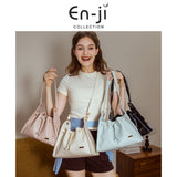 En-Ji Audrey Shoulderbag Wanita - Icy Blue