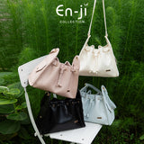 En-Ji Audrey Shoulderbag Wanita - Icy Blue