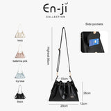 En-Ji Audrey Shoulderbag Wanita - Icy Blue
