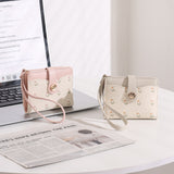 En-Ji Ayumi Wallet Wanita - Cream