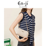 En-Ji Bongsu Slingbag Wanita - Cream