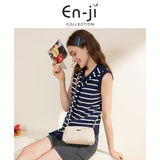 En-Ji Bongsu Slingbag Wanita - Cream