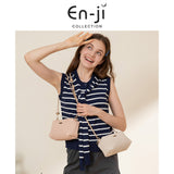 En-Ji Bongsu Slingbag Wanita - Cream
