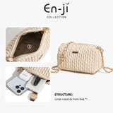 En-Ji Bongsu Slingbag Wanita - Cream