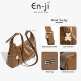 En-Ji Dalmi Shoulderbag Wanita - Nougat