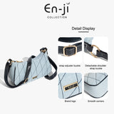 En-Ji Eunbi Slingbag Wanita Warna Denim