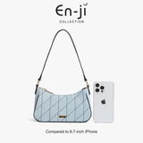 En-Ji Eunbi Slingbag Wanita Warna Denim