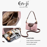 En-Ji Gami Shoulderbag Wanita - Black