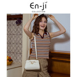 En-Ji Guma Handbag Wanita - Ivory