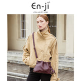 En-Ji Hanji Slingbag Wanita - Nougat