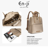 En-ji Jeiju Backpack Wanita - Black