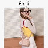 En-ji Jiumi Slingbag Wanita - Cream