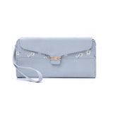 En-Ji Lea Wallet Wanita - Sky blue