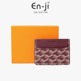 En-Ji Maru Wallet Wanita - Burgundy