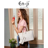 En-Ji Sonsu Totebag Wanita - Burgundy
