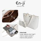 En-Ji Sonsu Totebag Wanita - Burgundy