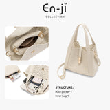 En-Ji Yeji Handbag Wanita - Ivory