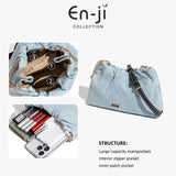 En-Ji Yerin Slingbag Wanita Warna Denim