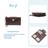En-ji Meigi Wallet Wanita - Nougat