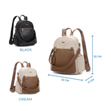 En-ji Munsan Backpack Wanita - Cream