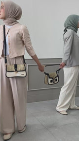 En-ji Mujun Shoulderbag - Khaki