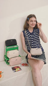 En-Ji Bongsu Slingbag Wanita - Cream
