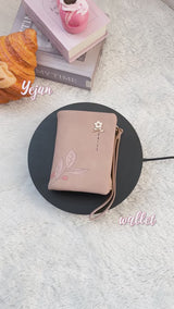 En-Ji Yejun Wallet Wanita - Pastel Brown