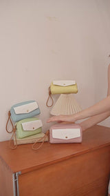 En-Ji Sura Pouch Wanita - Pastel Green