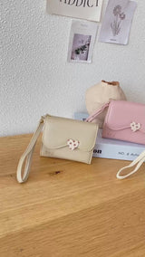 En-ji Naoya Wallet - Cream