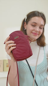 En-Ji Mola Slingbag Wanita - Cream