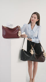 En-ji Nodam Shoulderbag Wanita - Nougat