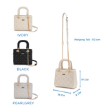 En-ji Riyubi Handbag Wanita - Ivory