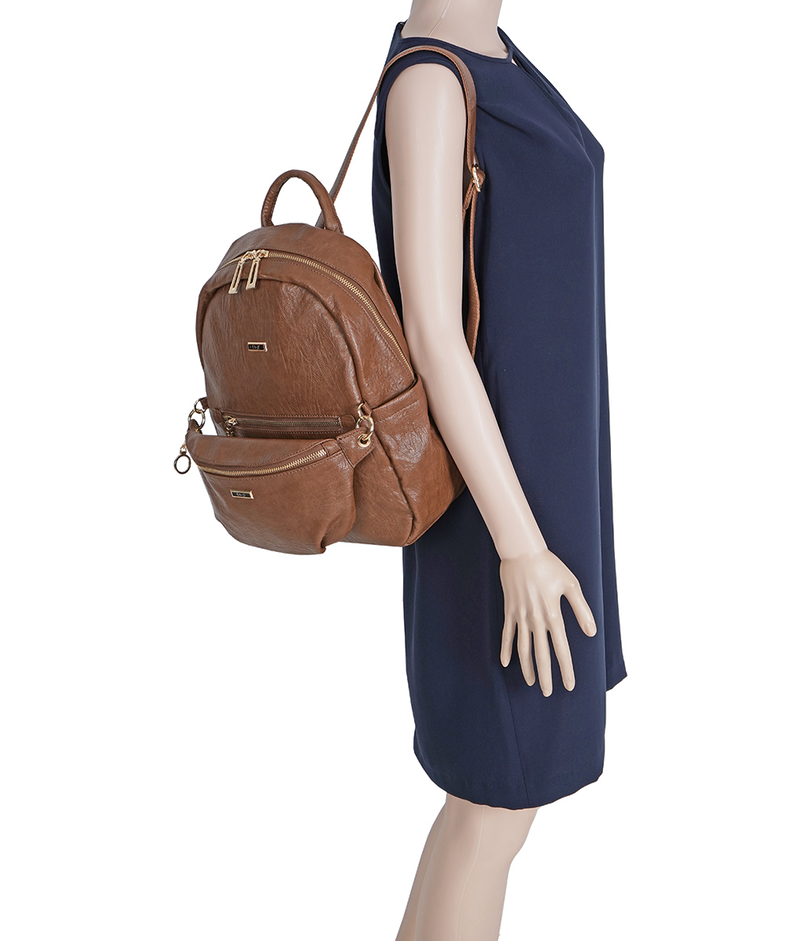 En-ji Hejun Backpack - Brown - EN-JI